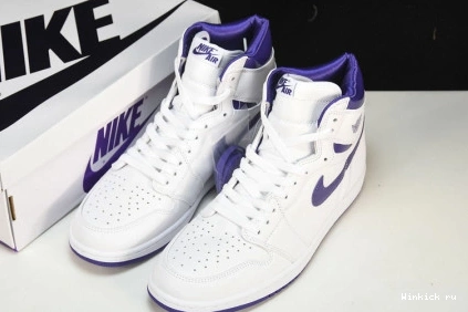 COURT WMNS AIR JORDAN 1 PURPLE 0712